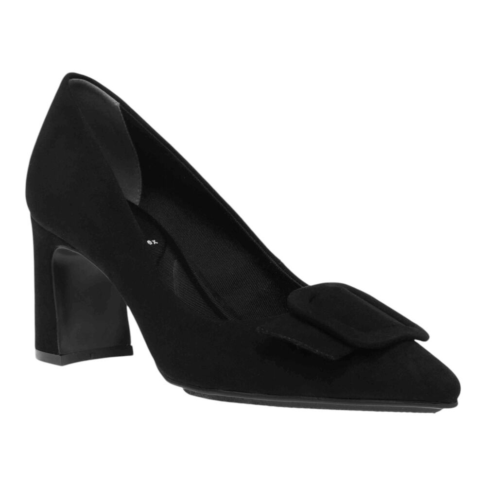 Anne Klein Women's Bentley Block Heel Dress Pumps Black Size 9